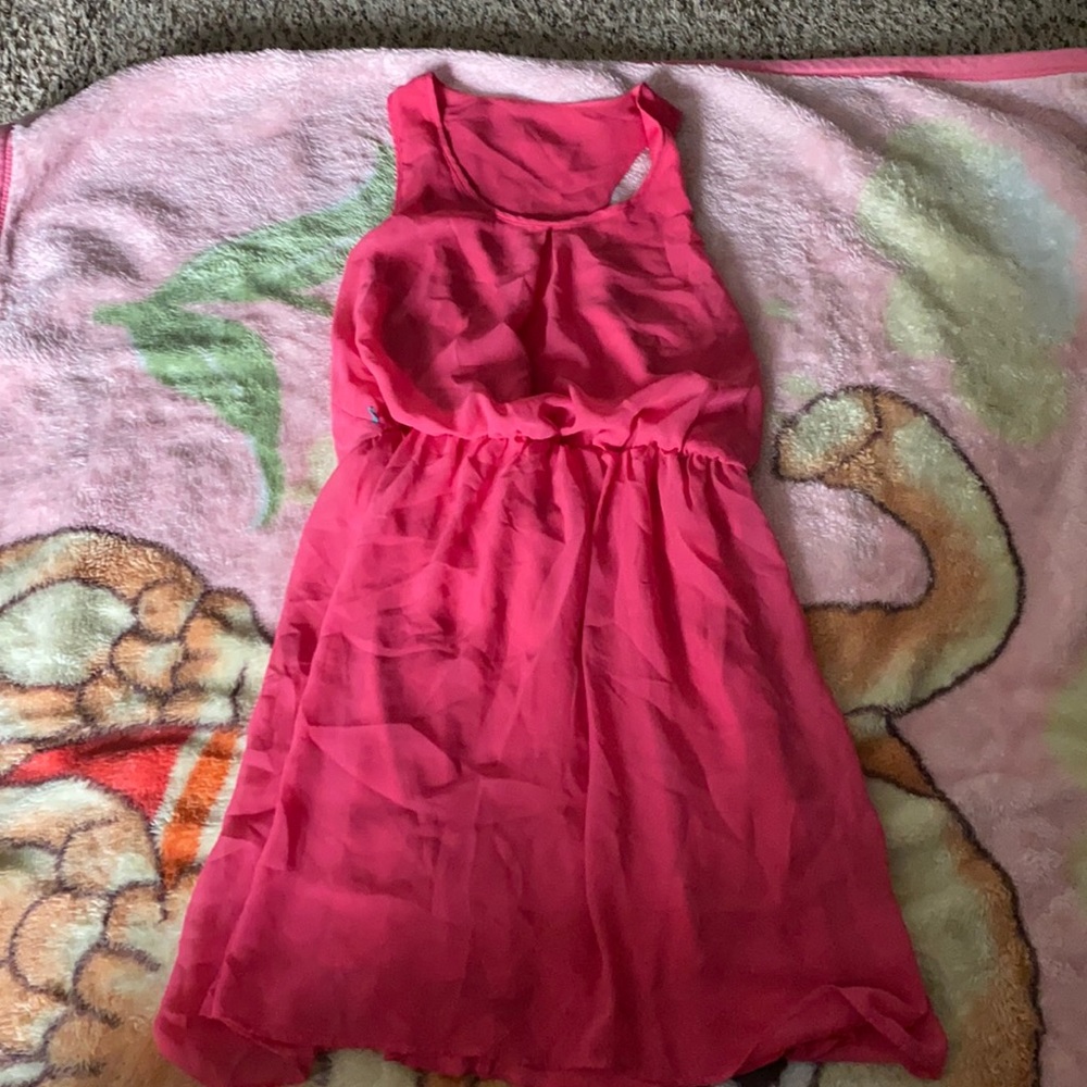 Dark Pink Spring Dress